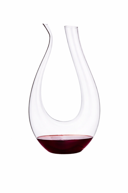U Shape Glass Wine Decanter