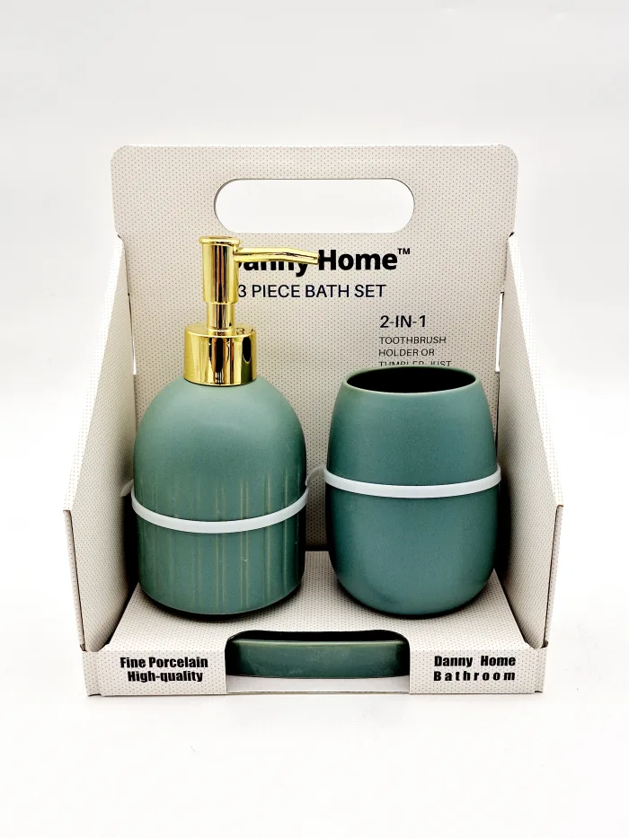 Bath set V037 17x10x13cm 20,50lv (1) Набор для ванны — изображение 3