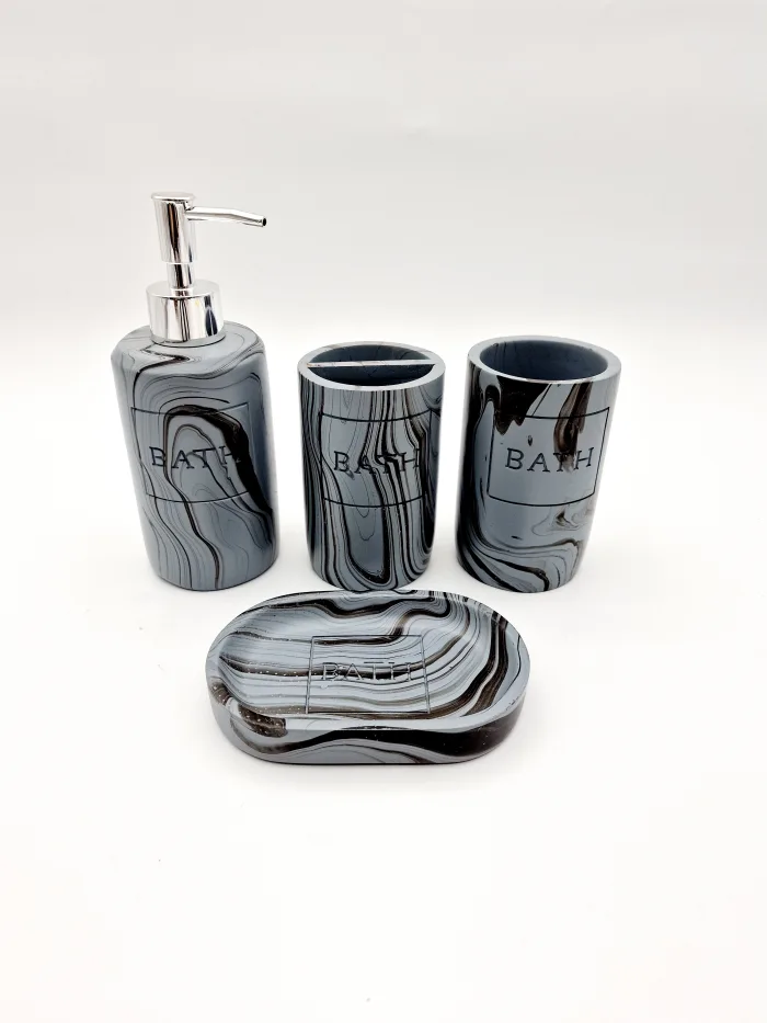 Bathroom set 8513 20x10x10x13cm 35,80lv (2) Комплект за баня - Image 2