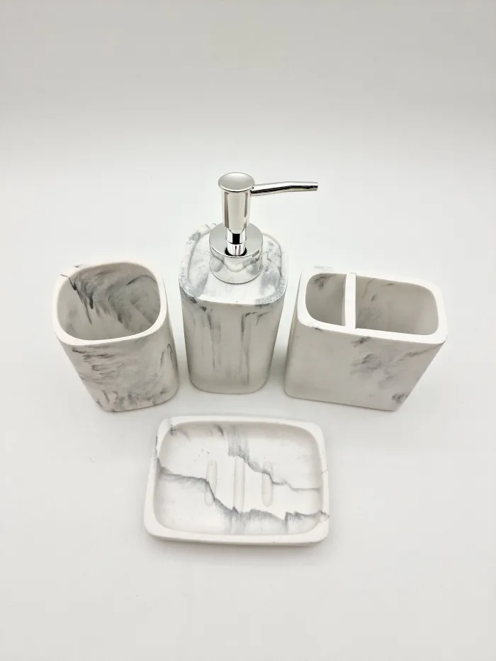 Bathroom set 8519 18x10x10x13cm 25,80lv (2) Набор для ванной комнаты — изображение 2