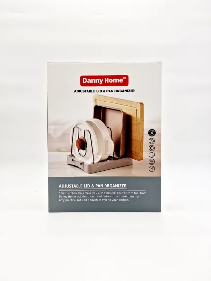 Регулируемый органайзер для крышек и кастрюль