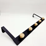 Метална закачалка за врата с 5 куки