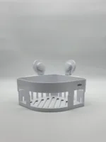 Ъглова етажерка за баня Bathlux- ABS вакуум