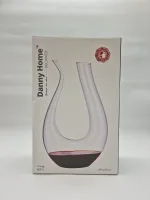 U-образна стъклена гарафа за вино - Image 3