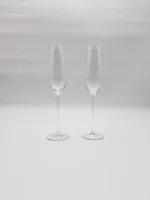 Set of 2 champagne glasses