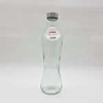 Transparent Glass Juice Bottle With Clip