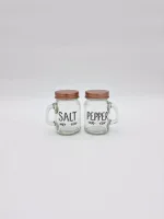 Danny Home | Transparent Storage Containers Glass Jar For Salt and Paper