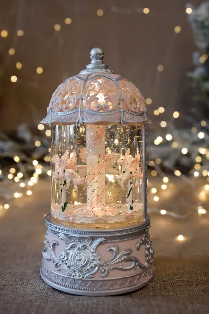 Музикален светещ приказен фенер - Карусел