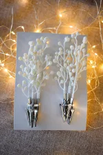 Коледна декорация с щипка 6бр.