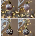 Коледна топка за елха 10 бр