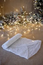 Килим от изкуствен бял сняг - Image 2