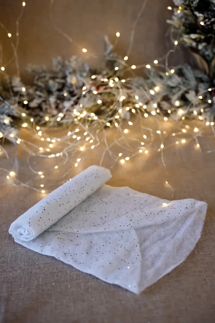 Килим от изкуствен бял сняг - Image 2