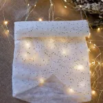 Килим от изкуствен бял сняг