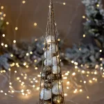 Коледна декоративна светеща елха