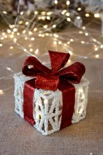 Сет от светещи коледни кутии 3 бр