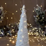 Коледна декоративна светеща елха