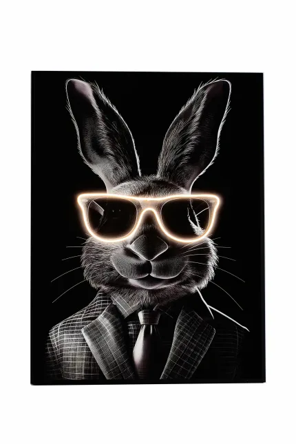 Картина - Светещ Заек