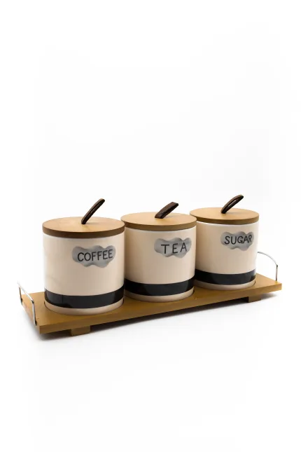 Set of porcelain jars