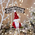 Коледна декорация за врата- Merry Christmas 38см