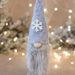 Коледна шапка за бутилка- гном