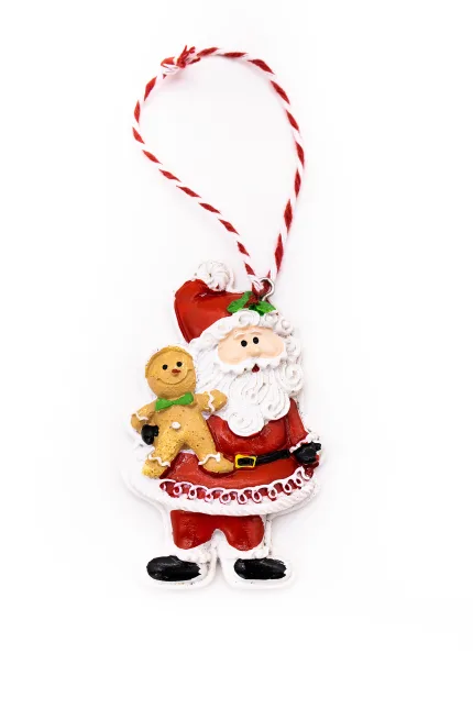 Коледна керамична висулка за елха