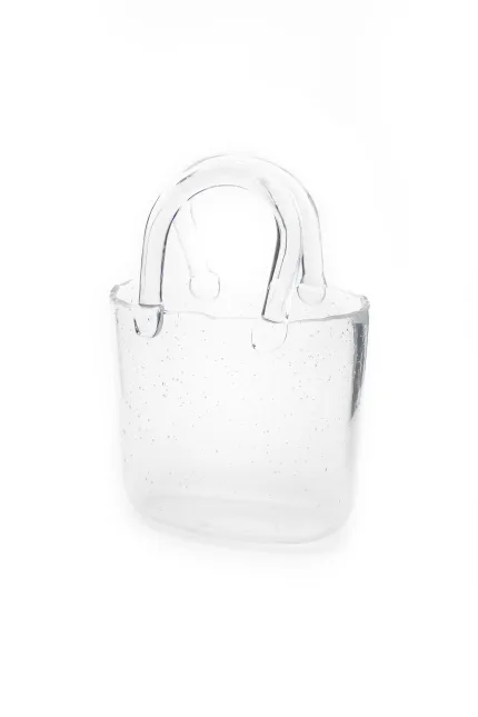 Стъклена ваза- чанта