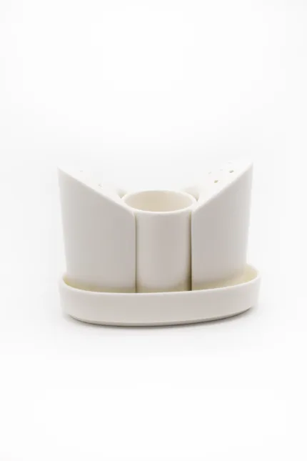 Ceramic salt/pepper seasoning set