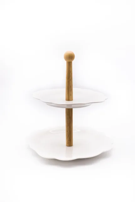 Ceramic serving set 2 levels