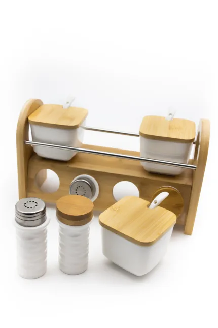 Ceramic seasoning set 7 pieces