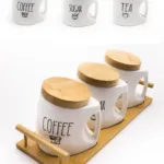 Керамичен комплект буркани 3 броя