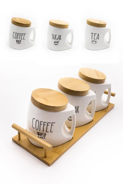 Ceramic jars 3 pieces