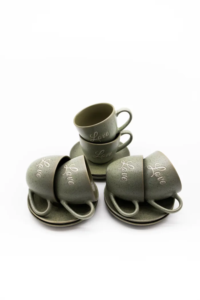 К-кт чаши за кафе 6 бр Danny Home - Image 2