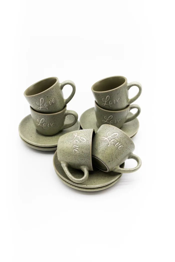 К-кт чаши за кафе 6 бр Danny Home - Image 2