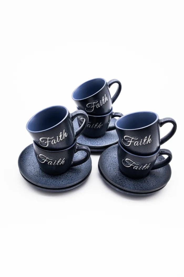 К-кт чаши за кафе 6 бр Danny Home - Image 2