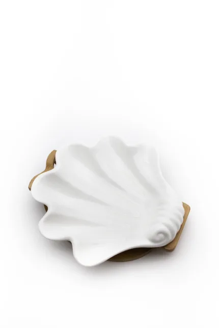 Ceramic clam platter
