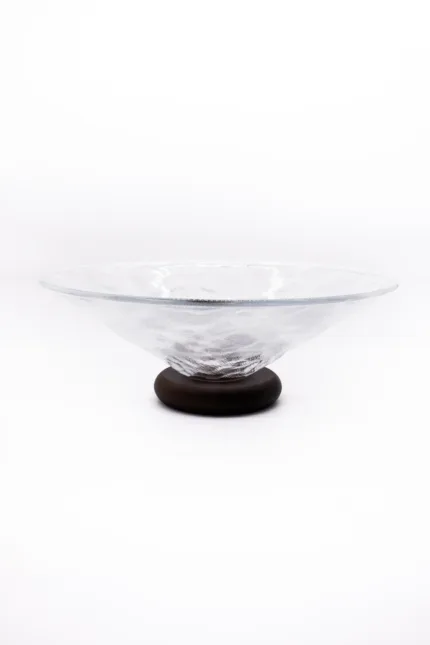 Glass fruit bowl 32cm