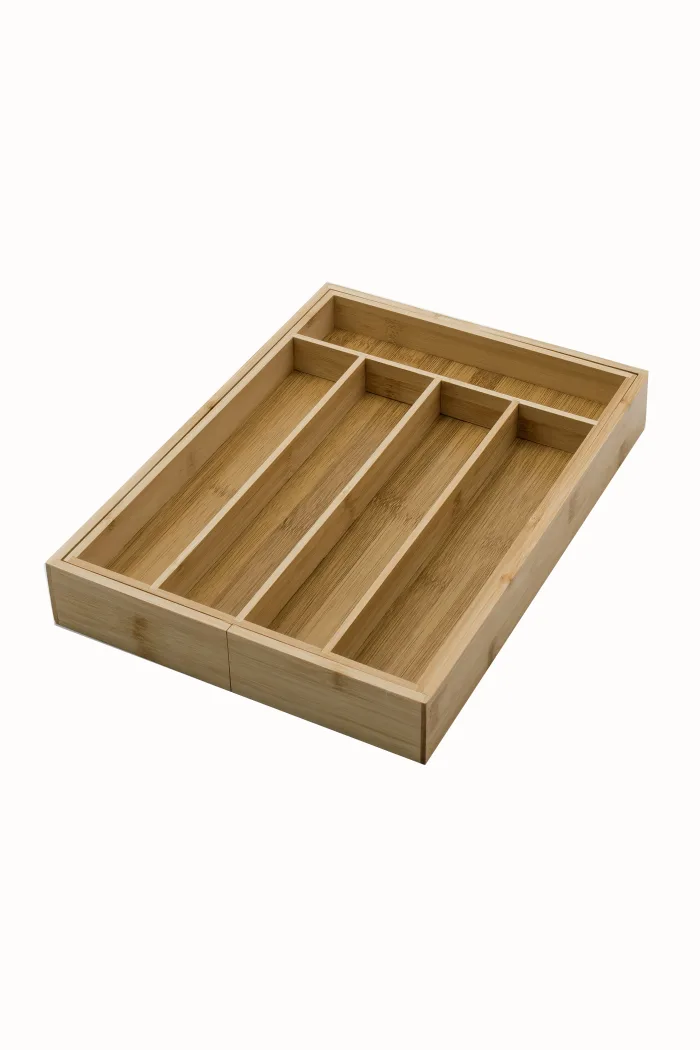Bamboo cutlery organizer - Image 1