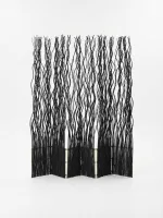 Decorative folding screen