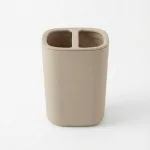 Plastic toothbrush holder