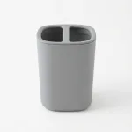 Plastic toothbrush holder