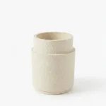 Ceramic brush holder