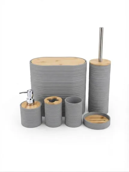 Bathroom set, 6 pieces