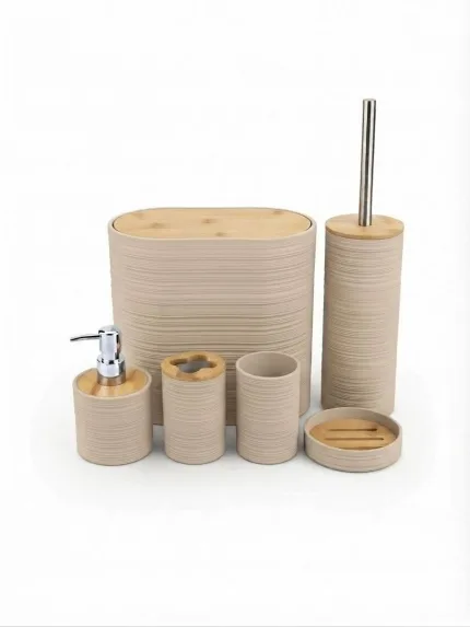 Bathroom set, 6 pieces