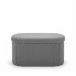 Collapsible fabric ottoman/storage chest