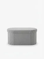 Collapsible fabric ottoman/storage chest