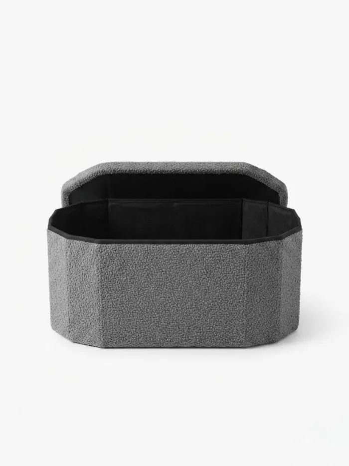 Collapsible fabric ottoman/storage chest - Image 2
