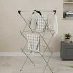 Vertical clothes drying rack