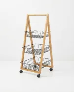 Three-tier trolley on wheels - Image 2