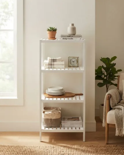 Bamboo shelving unit