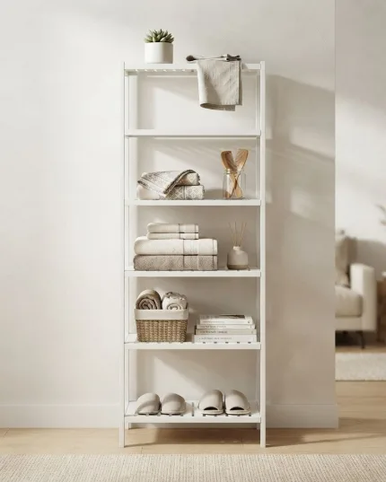 Bamboo shelving unit